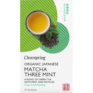 Clearspring Tre Mynte Matcha Te Økologisk - 36 g