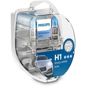 Philips H1 Whitevision Ultra Halogen Pæresett