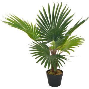 vidaXL Kunstig palme med potte grønn 70 cm