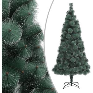 vidaXL Kunstig juletre med stativ grønn 180 cm PET