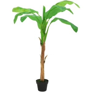 vidaXL Kunstig banantre med potte 180 cm grønn