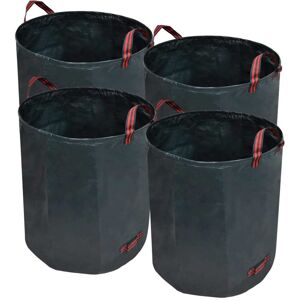 vidaXL Hageavfallsekk 4 stk grønn 272 L 150 g/m²