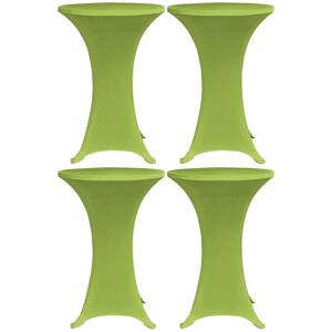 vidaXL Elastisk bordduk 4 stk 70 cm grønn
