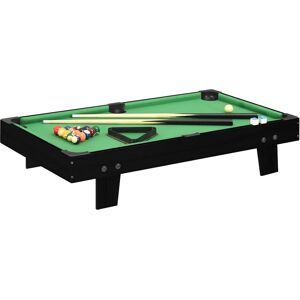 vidaXL Biljardbord mini 92x52x19 cm svart og grønn