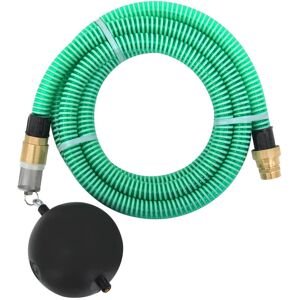 vidaXL Sugeslange med messingkoblinger grønn 1,1" 5 m PVC