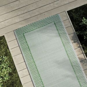 vidaXL Uteteppe ARAKIL grønn 80x250 cm PP