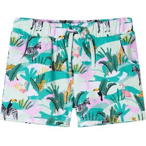 vidaXL Barneshorts med snor lysemynte 128