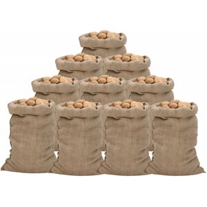 vidaXL Jutesekker 30 stk 60x105 cm 100% jute 340 gsm