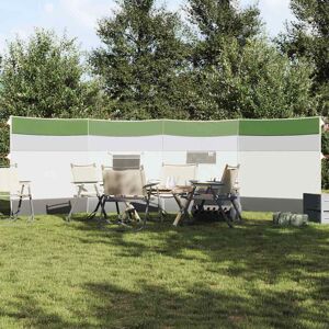 vidaXL Vindskjerm for camping grønn 510x153 cm vanntett