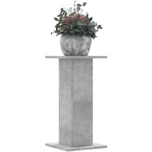 vidaXL Plantestativer 2 stk betonggrå 30x30x60 cm konstruert tre