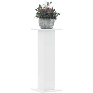 vidaXL Plantestativer 2 stk hvit 30x30x80 cm konstruert tre