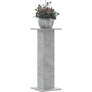 vidaXL Plantestativer 2 stk betonggrå 30x30x80 cm konstruert tre