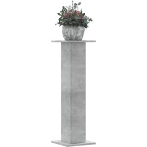 vidaXL Plantestativer 2 stk betonggrå 30x30x95 cm konstruert tre