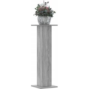 vidaXL Plantestativer 2 stk grå sonoma 30x30x95 cm konstruert tre