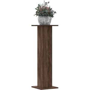 vidaXL Plantestativer 2 stk brun eik 30x30x95 cm konstruert tre