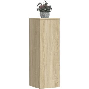 vidaXL Plantestativer 2 stk sonoma eik 33x33x100 cm konstruert tre