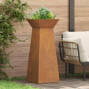 vidaXL Plante Stativ Værbestandig stål 40 x 40 x 101 cm Dekorative innlegg
