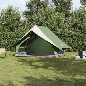 vidaXL Camping Telt A-Ramme 5-Person Grønn Vanntett