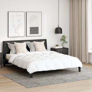 vidaXL Dyne Annet med pute 3 pcs Hvit 240 x 220 cm Dun
