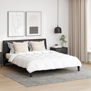 vidaXL Dyne Annet med pute 3 pcs Hvit 240 x 220 cm Dun