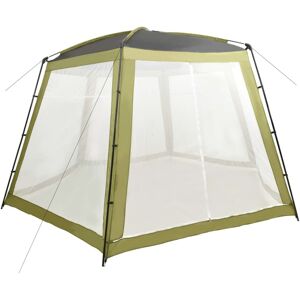vidaXL Bassengtelt stoff 500x433x250 cm grønn