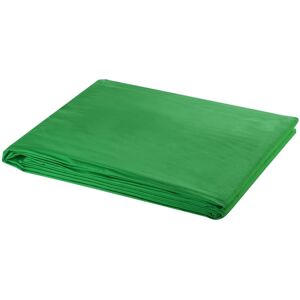 vidaXL Bakteppe bomull uten stativ grønn 600x300 cm chroma key