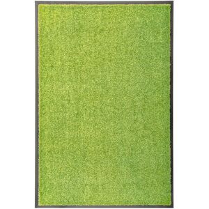 vidaXL Dørmatte vaskbar grønn 60x90 cm
