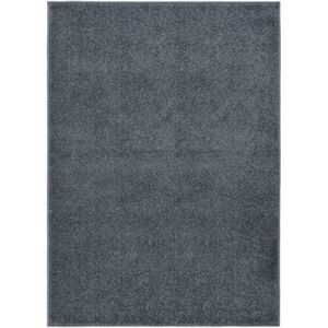 vidaXL Teppe med kort luv 140x200 cm antrasitt