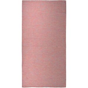 vidaXL Utendørs flatvevd teppe 100x200 cm rød