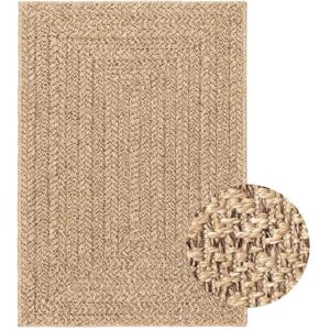 vidaXL Teppe ZIZUR 160x230 cm jute-utseende innendørs og utendørs