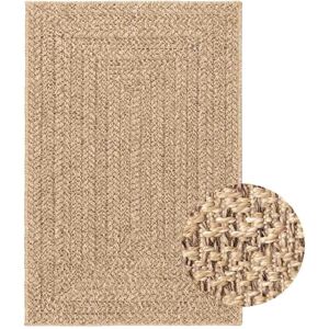 vidaXL Teppe ZIZUR 200x290 cm jute-utseende innendørs og utendørs