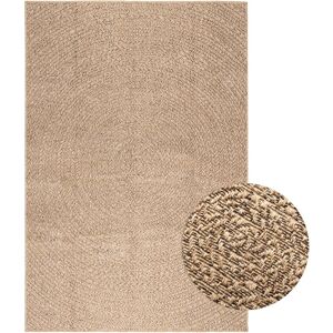 vidaXL Teppe ZIZUR 140x200 cm jute-utseende innendørs og utendørs