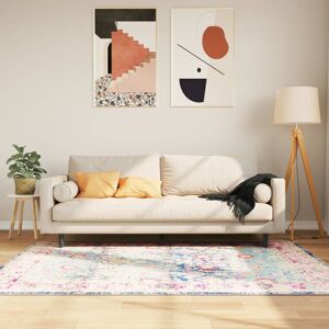 vidaXL Teppe vaskbart flerfarget 120x180 cm sklisikkert