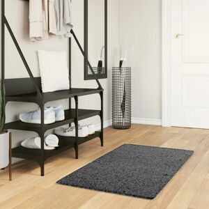 vidaXL Teppe OVIEDO kort luv antrasitt 60x110 cm