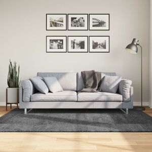 vidaXL Teppe OVIEDO kort luv antrasitt 140x200 cm