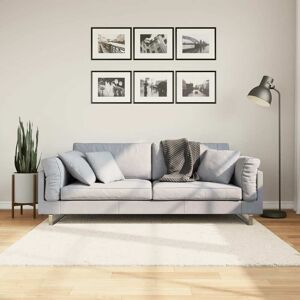 vidaXL Teppe OVIEDO kort luv beige 160x160 cm