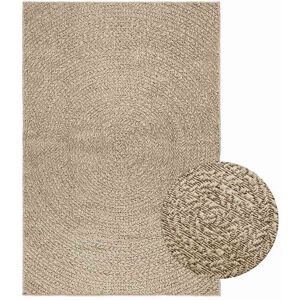 vidaXL Teppe ZIZUR beige 120x170cm jute-utseende innendørs og utendørs