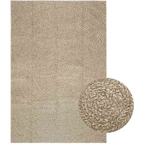 vidaXL Teppe ZIZUR beige 140x200cm jute-utseende innendørs og utendørs