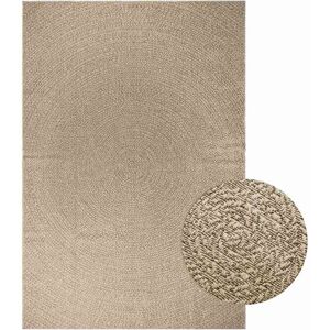 vidaXL Teppe ZIZUR beige 200x290cm jute-utseende innendørs og utendørs