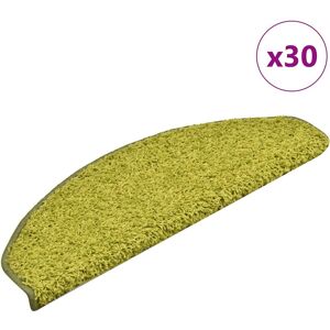 vidaXL Trappematter 30 stk grønn 65x21x4 cm