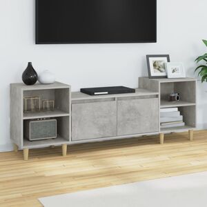 vidaXL TV-benk betonggrå 160x35x55 cm konstruert tre