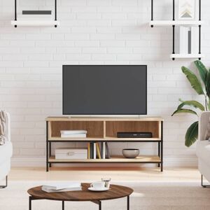 vidaXL TV-benk sonoma eik 100x35x45 cm konstruert tre