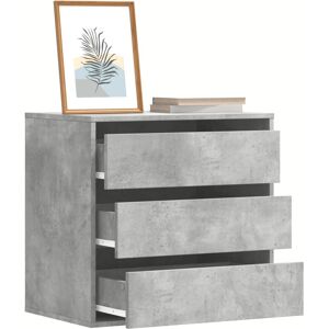 vidaXL Kommode betonggrå 60x41x58 cm konstruert tre
