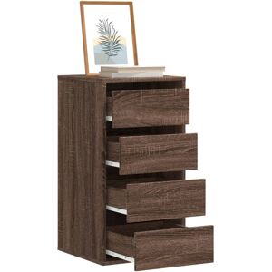 vidaXL Kommode brun eik 40x41x76 cm konstruert tre
