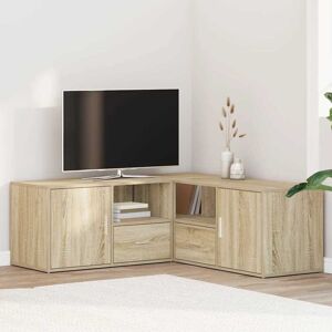 vidaXL Hjørneskap sonoma eik 200x40x45 cm konstruert tre