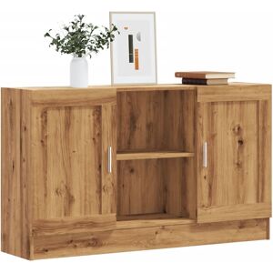 vidaXL Skjenk artisan eik 120x30,5x70 cm konstruert tre