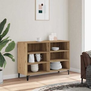 vidaXL Skjenk artisan eik 103,5x35x70 cm konstruert tre