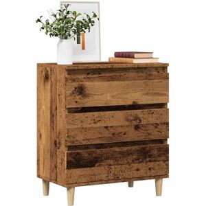 vidaXL Skjenk gammelt tre 60x35x70 cm konstruert tre
