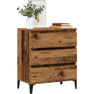 vidaXL Skjenk gammelt tre 60x35x70 cm konstruert tre