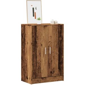 vidaXL Skoskap gammelt tre 60x35x92 cm konstruert tre